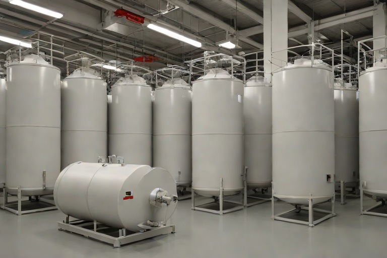 Commercial Bulk Storage Drums: Argon Gas Blanketing Against Atmospheric Oxygen in Clinical Liposomal Nanocarrier Delivery Systems