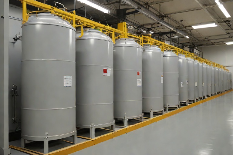 Commercial Bulk Storage Drums: Argon Gas Blanketing Against Atmospheric Oxygen in Clinical Hydrophilic Gel Suspensions