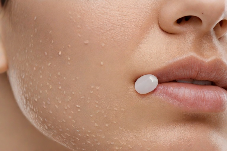 Onychomycosis Nail Bed Penetration: Hydrophilic Transungual Permeation in Clinical Acne Vulgaris Sebum Reduction Formulations